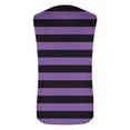 thumbnail image 5 of FRSASU Striped Tank Top Sleeveless Shirt Purple Cotton Original T Shirt Purple, 5 of 5
