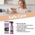thumbnail image 3 of 355ml Heavy Duty BBQ Grill Degreaser Spray, Food Safe Stain Remover Liquid, Powerful Grease Cleaner for Charcoal Stove Rack and Kitchen Cooking Tool, 3 of 8