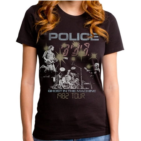 Police 82 Ghost Tour Short Sleeve Junior's Crew (Best Ghost Tours In Arizona)
