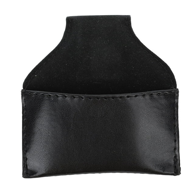 Bolsa de Tiza de Tiza de Billar, Cuero Negro Pu es Resistente Bolsa de Tiza de Billar MultiFunció Portátil para Amantes del Billar
