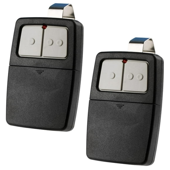 2 Ouvre-Porte de Garage Universel Télécommande pour Clicker Liftmaster Chamberlain Genie Linéaire 375LM 375UT KLIK1U
