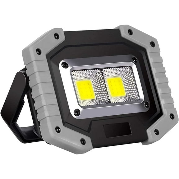 LINLIN Rechargeable Floodlight,30W LED Rechargeable Work Light Outdoor Floodlight Camping Lights with USB Waterproof for Outdoor Camping Travel Fishing Safety Lights