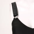 thumbnail image 4 of Gibobby Traje de Baño Sexy Bikini Traje de baño nuevo 2023, traje de baño de diamante caliente conservador de longitud de pierna sólida para mujer(Negro,M), 4 of 5