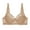 Khaki, variant on WCJM Women's nylon Blue nylon underwear Women's Wire Large Size Sexy Lace Sports Vest Bra Fat And Thin Up Type