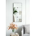 thumbnail image 6 of A&B Home Rectangle Antique Glass Wall Mirror - 21" x 47" - Black, 6 of 9