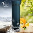 thumbnail image 5 of The London Sip 16-Oz. Stainless Steel Tea Infuser Bottle, Midnight Teal, TB16-T, 5 of 5