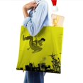 thumbnail image 4 of LazarusBolso de tela con estampado de lienzo para mujer, bolsa de compras reutilizable y estética, con cremallera interior, regalo para mujer, 35 × 40 cm., 4 of 6