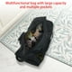 thumbnail image 3 of Bolsa de malla para gimnasio, bolsa enrollable de malla para gimnasio, bolsa de hombro cruzada para llevar en el gimnasio, viaje, senderismo, bolsa de lona multifuncional, 3 of 5