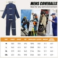 thumbnail image 3 of FEN AI Work Mechanic Jumpsuit for Men Coveralls Long Sleeve Overall Relaxed Fit Workwear, 3 of 10