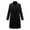 Black, variant on comerut Women Winter Coat Double-breasted Turn-down Collar Long Sleeves Outerwear Thick Warm Pockets Solid Color Office Casual Party Overcoat