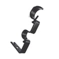 thumbnail image 4 of 3 Sets Curtain Rod Hook Holder Iron Bracket Universal Design Home Decoration for Bedroom, 4 of 12