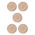 thumbnail image 2 of relayinert Exquisite Carved Corner Onlay Applique Frame for Home Furniture Craft Wood 12cm 5Set, 2 of 6