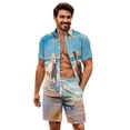 thumbnail image 3 of Yuyamidu His and Hers Matching Outfits Horse Shirt Women's Casual Dresses Mens Short Sets 2 Piece Outfits Tank Flowy Hawaiian Dress Mens Hawaiian Shirt and Short Set Man XL, 3 of 5