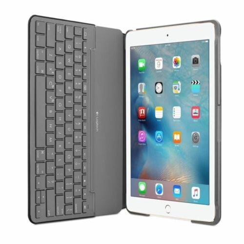Black Logitech Canvas Wireless Bluetooth Keyboard Folio Case Apple iPad Air 2 