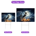 thumbnail image 5 of Happy Halloween Shetland Sheepdog Witch Pumpkins Bats Yard Sign Sheltie Dog Lover Gifts Outdoor Home Lawn Garden Porch Decor - 13012, 5 of 5