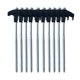 thumbnail image 5 of Tent Stakes 10Pcs Heavy Duty Screw In Anchors, Carbon Steel Ice Shanty Outdoor Camping Patio Garden Canopies, Sturdy, Durable, Easy to Use, Heavy Duty, Weather Resistant, Foldable, Portable,, 5 of 7
