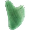thumbnail image 1 of Corazón Gua Sha grande de ina beauty - Piedra de jade natural para levantar la cara, disminuir la hinchazón y apretar, 1 of 6