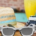 thumbnail image 2 of Grey Plastic Case for Decor Lightweight Fashionable Sunglasses for Adults Perfect for Beach Party, 2 of 6