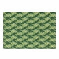 thumbnail image 1 of Tropical Cutting Board, Green Tone Pattern of Exotic Flowers and Leaves Summer Theme Aloha Hawaii Party, Decorative Tempered Glass Cutting and Serving Board, in 3 Sizes, by Ambesonne, 1 of 2