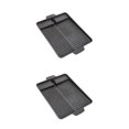 thumbnail image 4 of Sonducket Aluminum BBQ Grill Pan Non-Stick Coating Accs Korean Thicken Square Handle Tipo 1 2piezas, 4 of 4