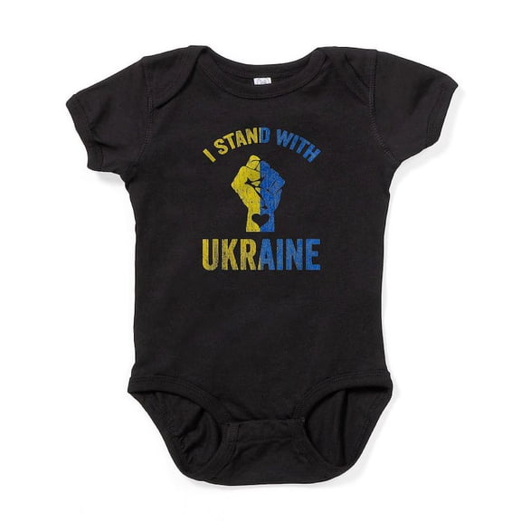 CafePress - Support Ukraine I Stand With Ukraine Ukr Body Suit - Cute Infant Bodysuit Baby Romper - Size Newborn - 24 Months