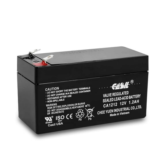 Casil 12V 1.2Ah Replacement Battery Compatible with Technacell TC1212 Emergency Light