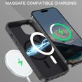 thumbnail image 2 of Funda de fibra de carbono BENTOBEN para iPhone 15 6.1 negra, 2 of 9