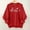 04 Red, variant on Women's Valentine's Day Heart Letter Print Long-Sleeve Crewneck Casual Sweatshirt