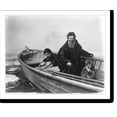thumbnail image 2 of Historic Framed Print, Henry Hudson adrift, ca. 1612, [in rowboat, with boy and another man; ship in background], 17-7/8" x 21-7/8", 2 of 9