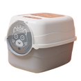 thumbnail image 4 of GROWTH TANK Hooded Cat Litter Box Enclosed Cat Toilet Reusable Removable Anti Splashing Easy Gray, 4 of 9