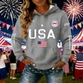 thumbnail image 3 of AHMOMEI 250 Anniversary USA Shirt Women's 1776-2026 USA 250th Anniversary Waffle Hoodie Patriotic Women Hoodie, 3 of 3