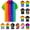 Multicolor#mens rainbow shirts, variant on UVEASISHA Mens Hawaiian Shirt,Men's Beach Shirts Gay Pride Rainbow Summer Short Sleeve Button Down Vacation Shirt Gift 2025 Clearance Sale,Multicolor S