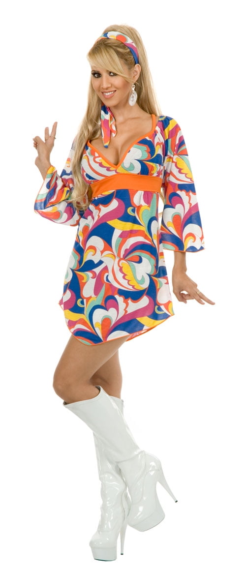 Hullabaloo Hottie Go Go Girl Ladies Costume CH02129 XSmall Walmart