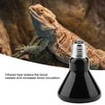 thumbnail image 2 of Lámpara de bombilla de calefacción con emisor de cerámica infrarrojo de 220-230V para mascotas reptiles 50W negro, 2 of 8