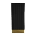 thumbnail image 4 of Meridian Furniture Porsha 19"H Velvet Dining Chair in Black (Set of 2), 4 of 5
