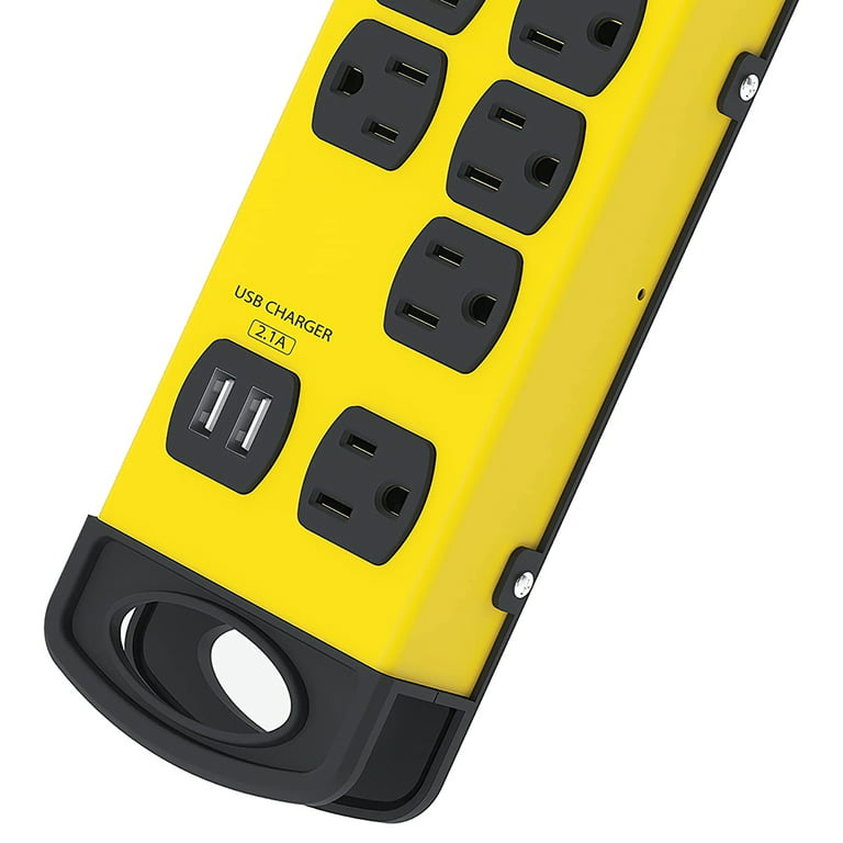  Refrigerator Surge Protector, Ortis Double Outlet Voltage  Protector for Home Appliances with Time Delay, Protects Against Brownout,  Spike, Instant Surge All Voltage Abnormalities, Yellow : Electronics