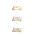 thumbnail image 2 of Advancent 1 Juego de decoraciones para puertas, diseño de letras de primavera de conejo de madera, suministros para fiestas, de Pascua sin rebabas, Type1 NO1 Advancent CBP220946, 2 of 6