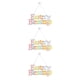 thumbnail image 5 of Juego de decoraciones para puertas Monstrate patrón de letras de primavera, 5 of 6