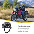 thumbnail image 2 of Sidaley Casco de moto Reemplazo elegante Cúpula protectora Ajustable Montar Cascos de motociclismo Accesorios para la cabeza Gafas de moto Negro brillante Tipo 3 SG, 2 of 6
