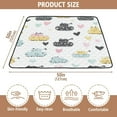 thumbnail image 4 of WOBOGO Illustration Of Colorful Cute Tanks Baby Playmats Extra Large Waterproof Rollable Activity Pads for Toddlers 50×50inch, 4 of 7