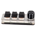 thumbnail image 1 of Red Switch Custom Knob Macro Keyboard Ergonomic USB Mini Keypad for Desktop PC Office Work, 1 of 7