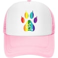 thumbnail image 2 of Gay Furry Pride Mesh Back Trucker Cap Baseball Cap, 2 of 8