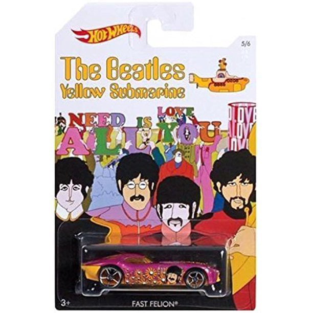 Hot Wheels The Beatles Yellow Submarine Series - Fast Felion (5/6)