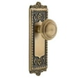 thumbnail image 6 of Grandeur Wincir_Dd_Na Windsor Solid Brass Rose Dummy Door Knob Set - Nickel, 6 of 6