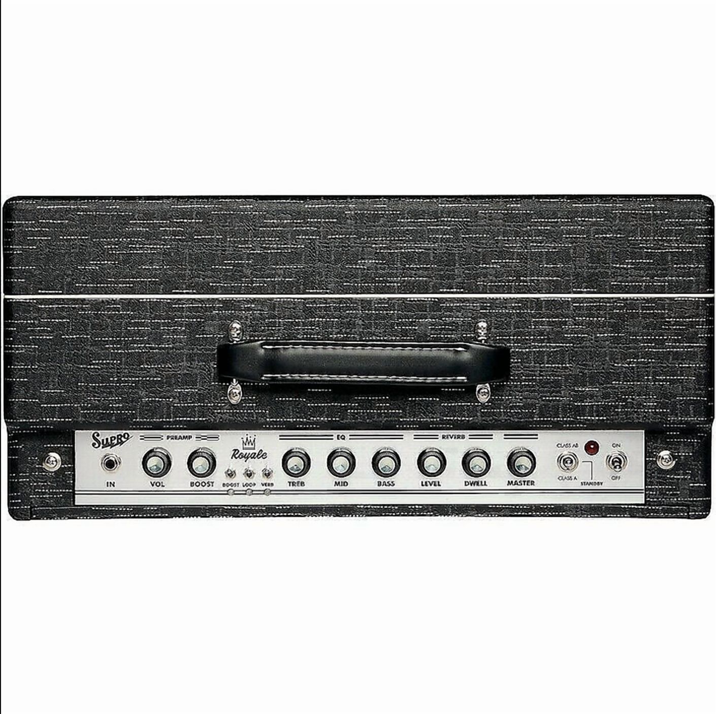 Supro Royale 1932r 1x12 Guitar Tube Combo Amp Black Scandia