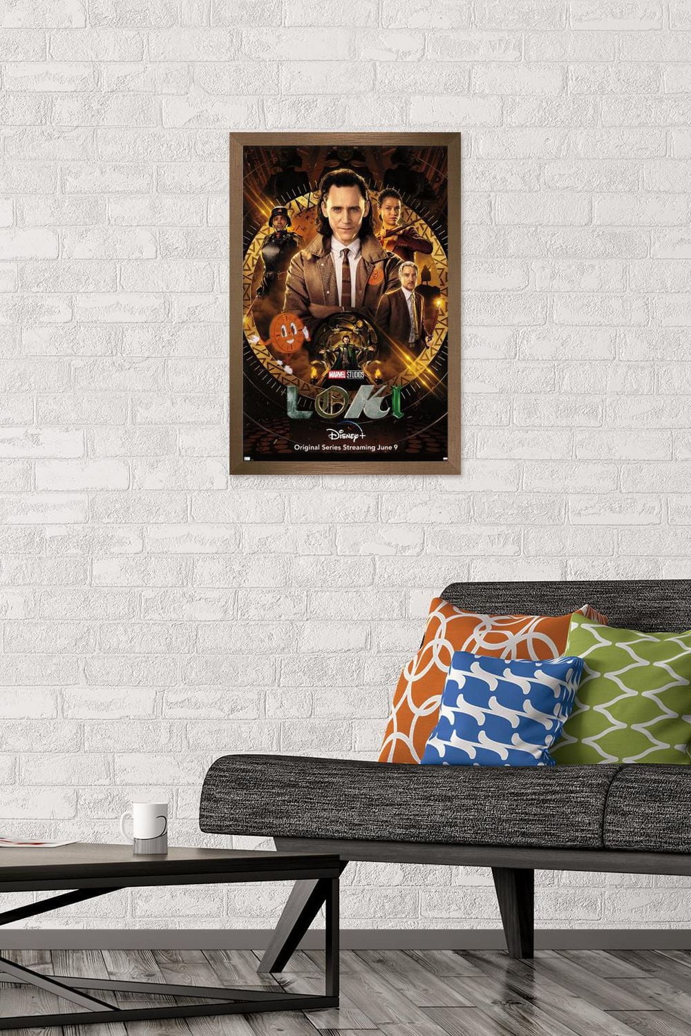 Marvel Loki - One Sheet Wall Poster, 14.725" x 22.375" Framed