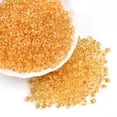 thumbnail image 3 of 3/0 Baking Paint Glass Fringe Seed Beads Teardrop Orange 5x4~4.5x3.5~4mm Hole: 1mm about 4500pcs/pound, 3 of 4