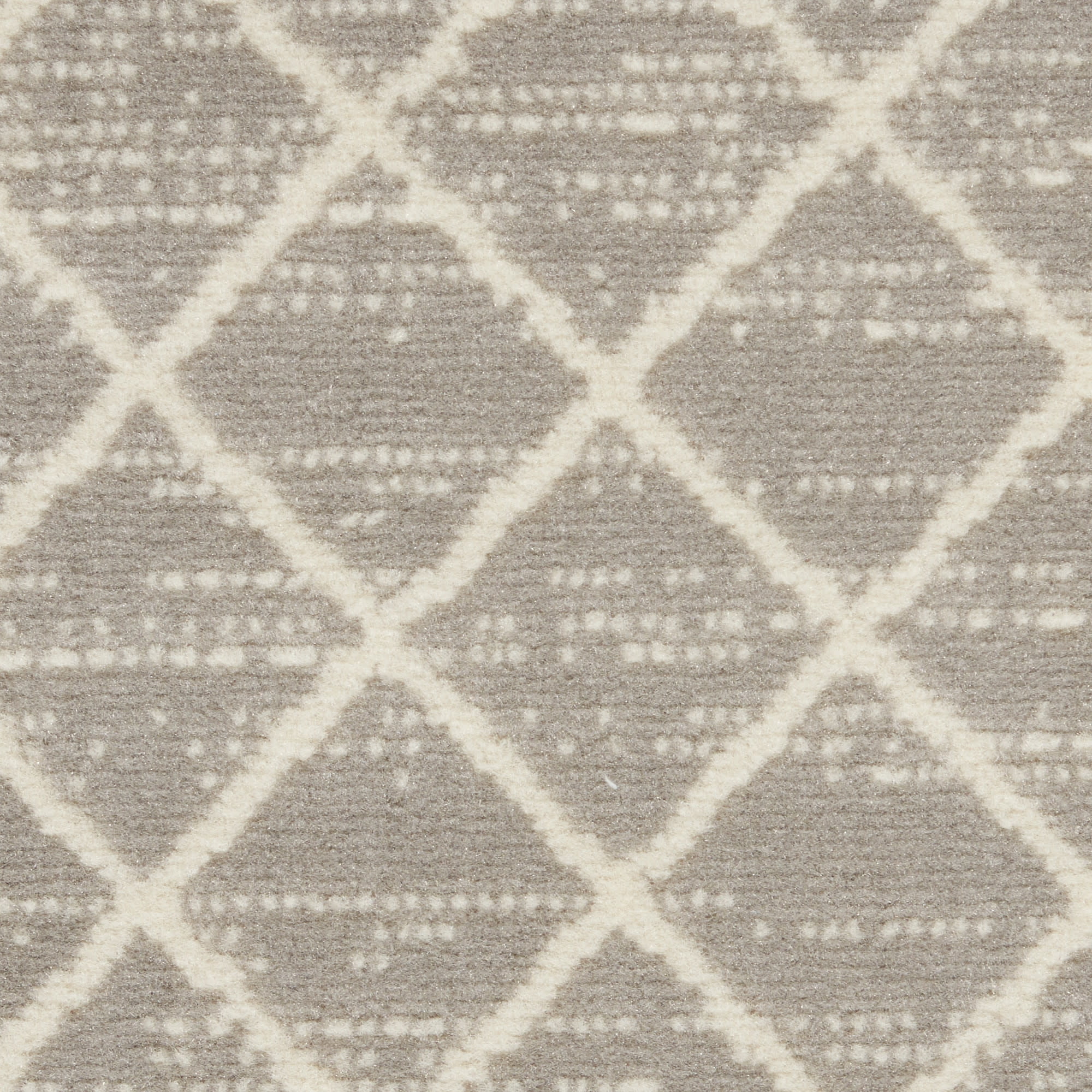 Nourison Grafix Moroccan Grey 5'3" x 7'3" Area Rug, (5x7)