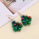 thumbnail image 4 of Pendientes de corona de árbol de Navidad, adornos navideños, decoraciones para el hogar, regalos de Navidad, decoración de Año Nuevo 2022, 2023, 4 of 4
