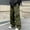 Army Green, variant on Fashion YLSDY Men's Baggy Cargo Pants Trendy Casual Loose Trousers Drawstring Wide Leg Pant Outdoor Hiking Streetwear with Pockets Army Green 12